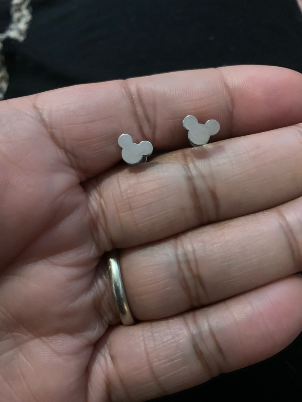 New Mickey Head flat back Stud Earrings